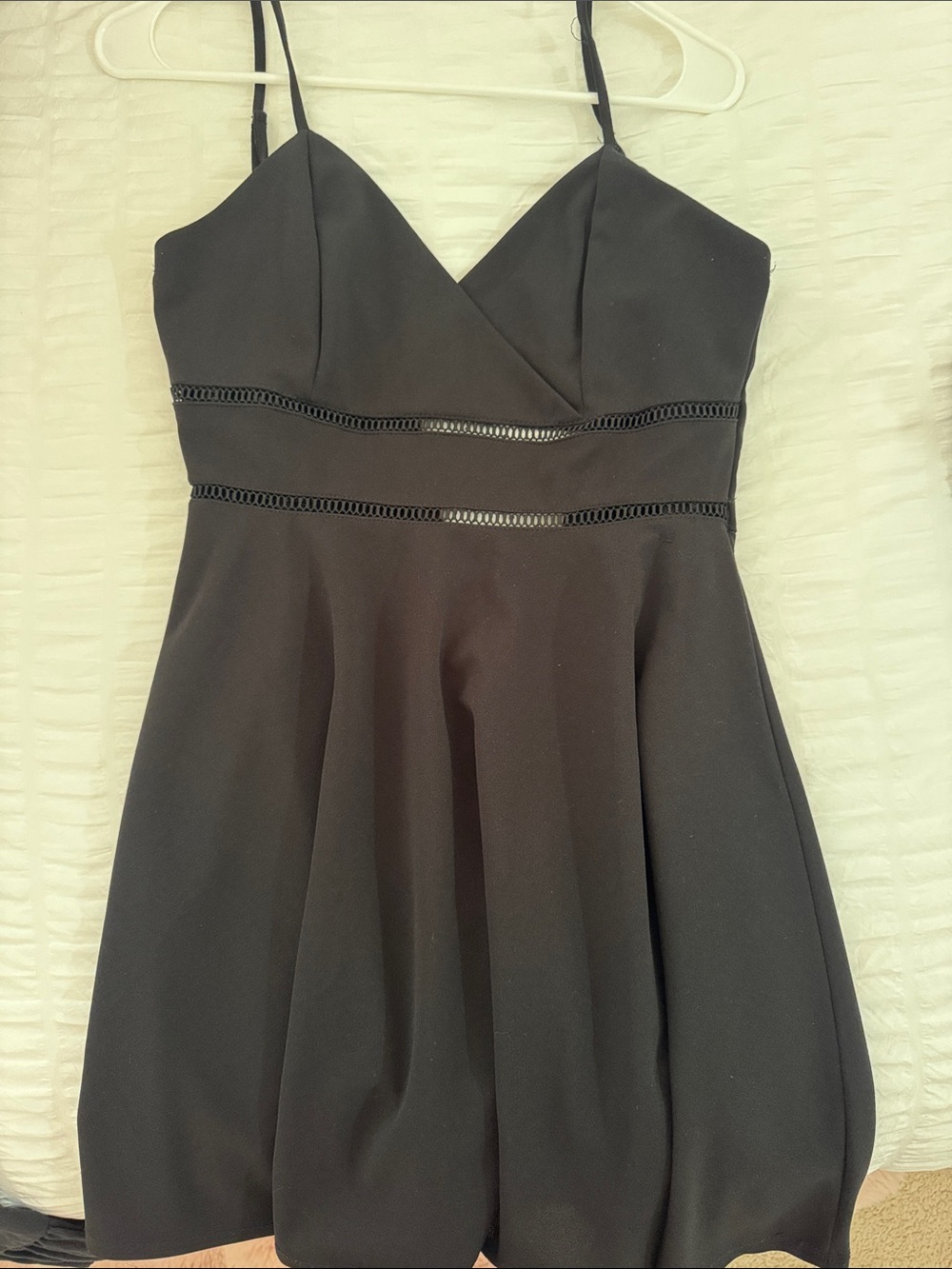 Classic Black Spaghetti-Strap Dress